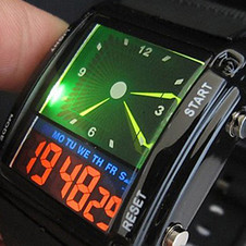 Reloj de Pulsera LED Digital Multi-Función para Caballero